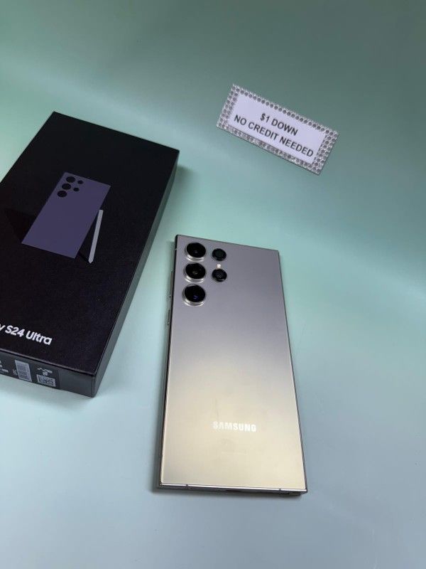Samsung Galaxy S24 Ultra 5G - Only $1 Today Pay The Rest Later!