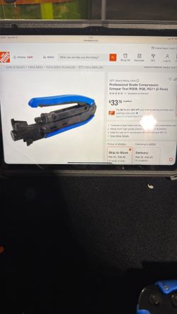 Professional Grade Compression Crimper Tool