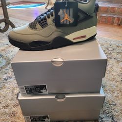 Undefeated Air Jordan 4 OG SP Size 10.5 & 13