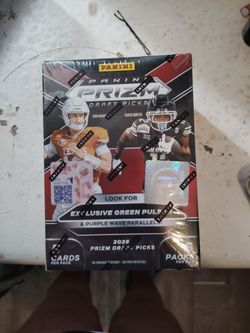 visibility)2025 Panini Prizm Draft Picks College Football Blaster Box 6 Packs Sealed