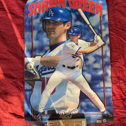 Vintage Shawn Green LA Dodgers poster