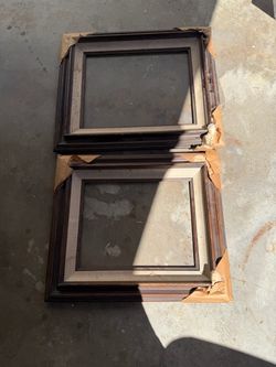 Vintage solid wood picture frames