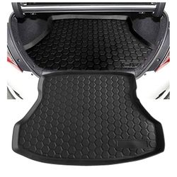 Cargo Liner Car & Trunk Tray Mat for Honda Civic Sedan 2006-2015 Protector Cover Waterproof Anti-Slip in Heavy Duty Black
