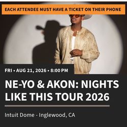 Ne-Yo and Akon front row seat
