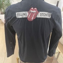 SUPER COOL MEN’S ROLLING STONES BLACK SHIRT - Size Small