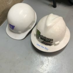 Two hard hats $15 for both.
