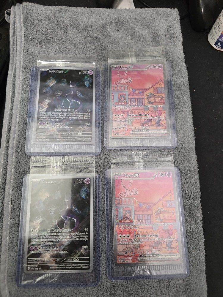 151 Mew and Mewtwo Promo cards