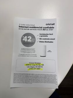 Home internet  5g unlimited 42$