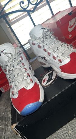 Reebok Question Mid Red Toe 25th Anniversary