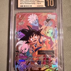 Goku DA Serialized Pristine 10