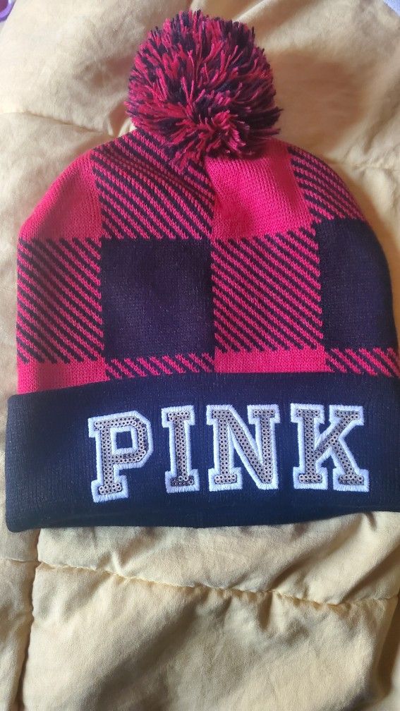 Plaid Hat Made By PINK