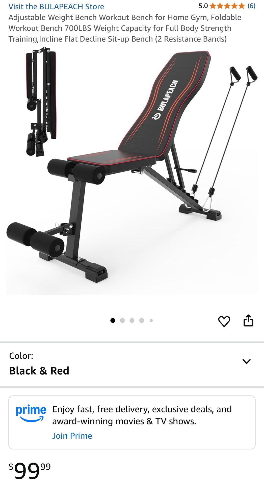 Adjustable Weight Bench Workout Bench for Home Gym, Foldable Workout Bench 700LBS Weight Capacity for Full Body Strength Training,Incline Flat Decline
