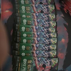One piece tcg op12 legacy of the masters japanesse booster packs