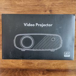 2025 Mini Projector - Portable 1080P HD Projector with Tripod for iPhone/Android