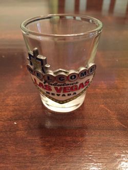Vegas shot glass
