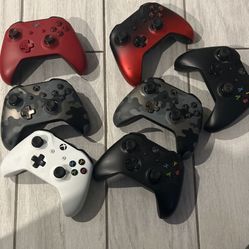 Xbox One Controllers For Parts or Repairable