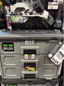 FLEX STACK PACK 3-DRAWER TOOL BOX