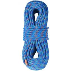 10.2mm Dynamic Climbing Rope, 70M(230ft) Outdoor Rock Climbing Rope 25KN Breaking Tension, Stretchable Fiber Rope with Steel Snap Hooks for Escape, Ra