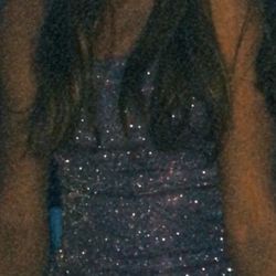 Beautiful Purple Sparkle Mini Dress