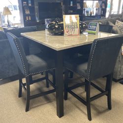 4TH OF JULY SALE🚨🇺🇸 Grey Royal Dining Set☑️🩶 $599