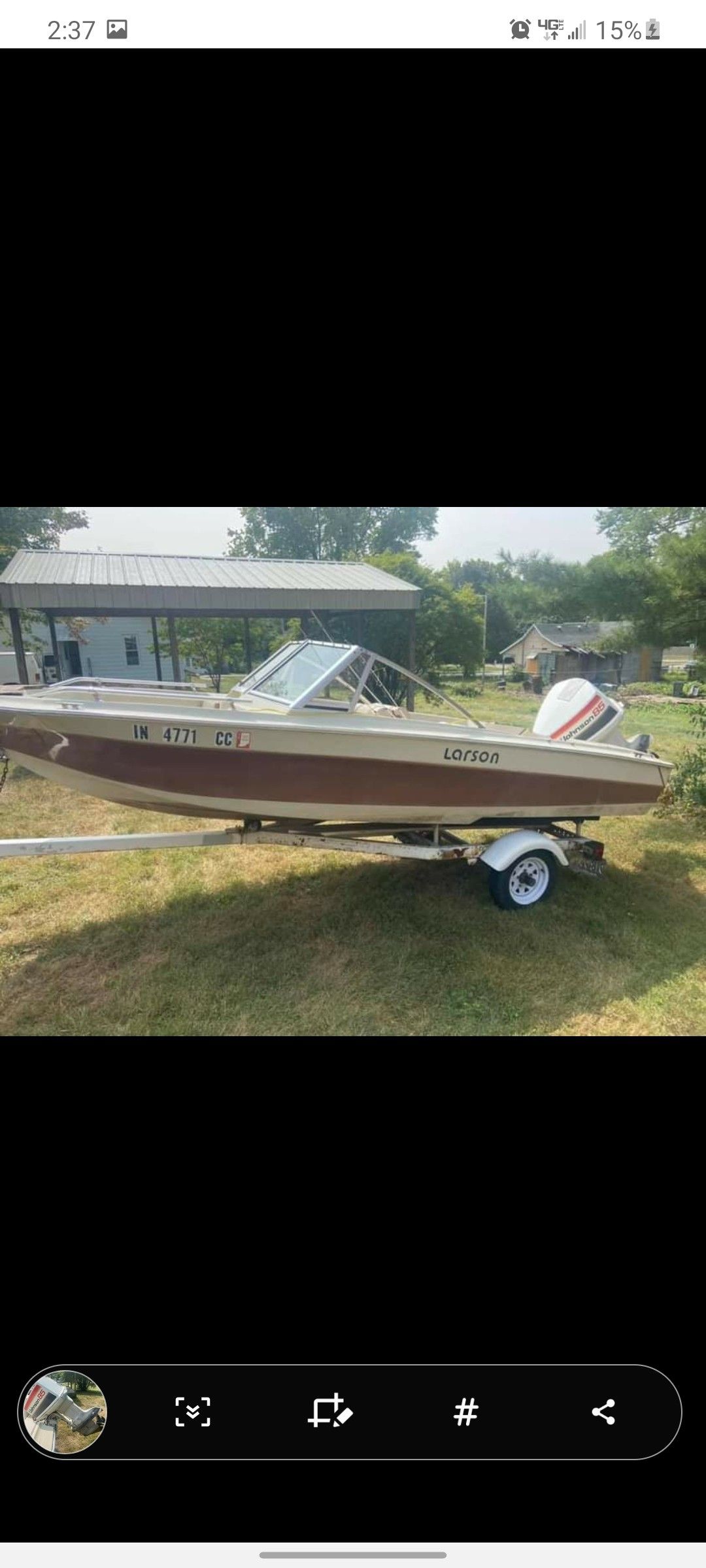1982 Larson boat