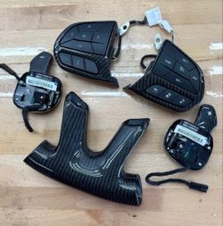  2014-2017 Jeep Grand Cherokee SRT/ Dodge Charger Challenger Carbon Steering Wheel Trims