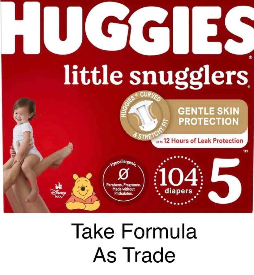 Size 5 Huggies Little Snugglers Diapers Pañales