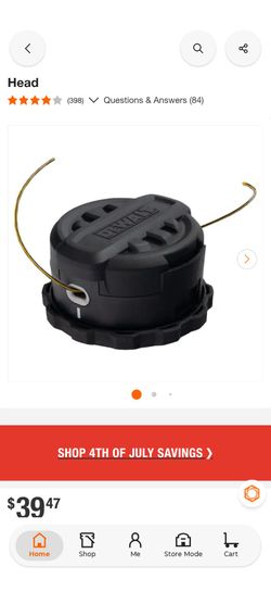 DEWALT
Quickload Dual Line Trimmer Spool Head