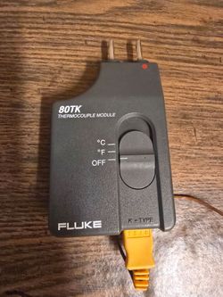 Fluke thermocouple module adapter 80 TK