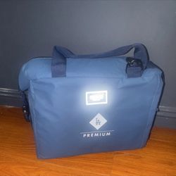 LA Premium Blue Insulated Polyester Cooler Bag with Shoulder Strap