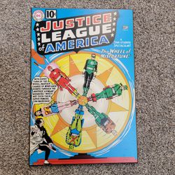 DC Comics Silver Buffalo Justice League Misfortune Wood Wall Art, 13 by 19 inches
