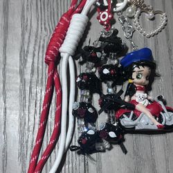 Betty Boop Bag Charm / Key Chain