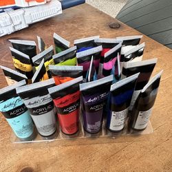 Acrylic Paint Tubes - 22ml Each