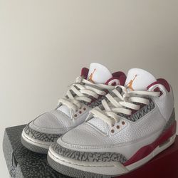 Jordan 3 Cardinal