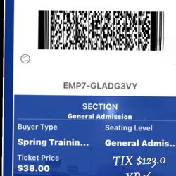 Baseball tickets