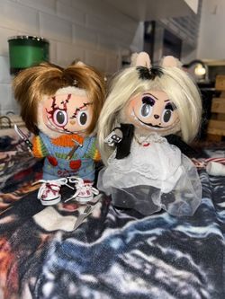 Authentic Custom Labubu Chucky And Tiffany