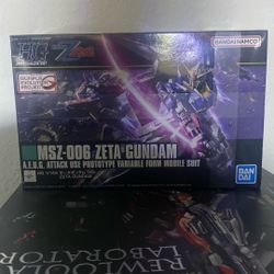 BANDAI HG 1/144 MSZ-006 ZETA GUNDAM Plastic Model Kit Gundam Evolution Project