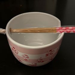 Hello Kitty Ramen bowl 