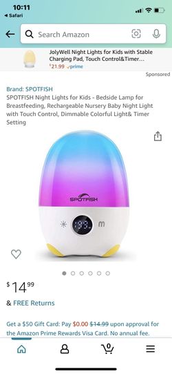 Timer Night Light For Kids