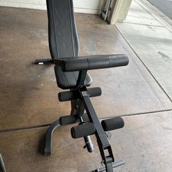 New Weight Bench With Arm Curl And Leg Lift