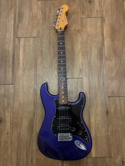 Stratocaster Fender 2000 MIM HSS Midnight Blue w Rosewood Neck