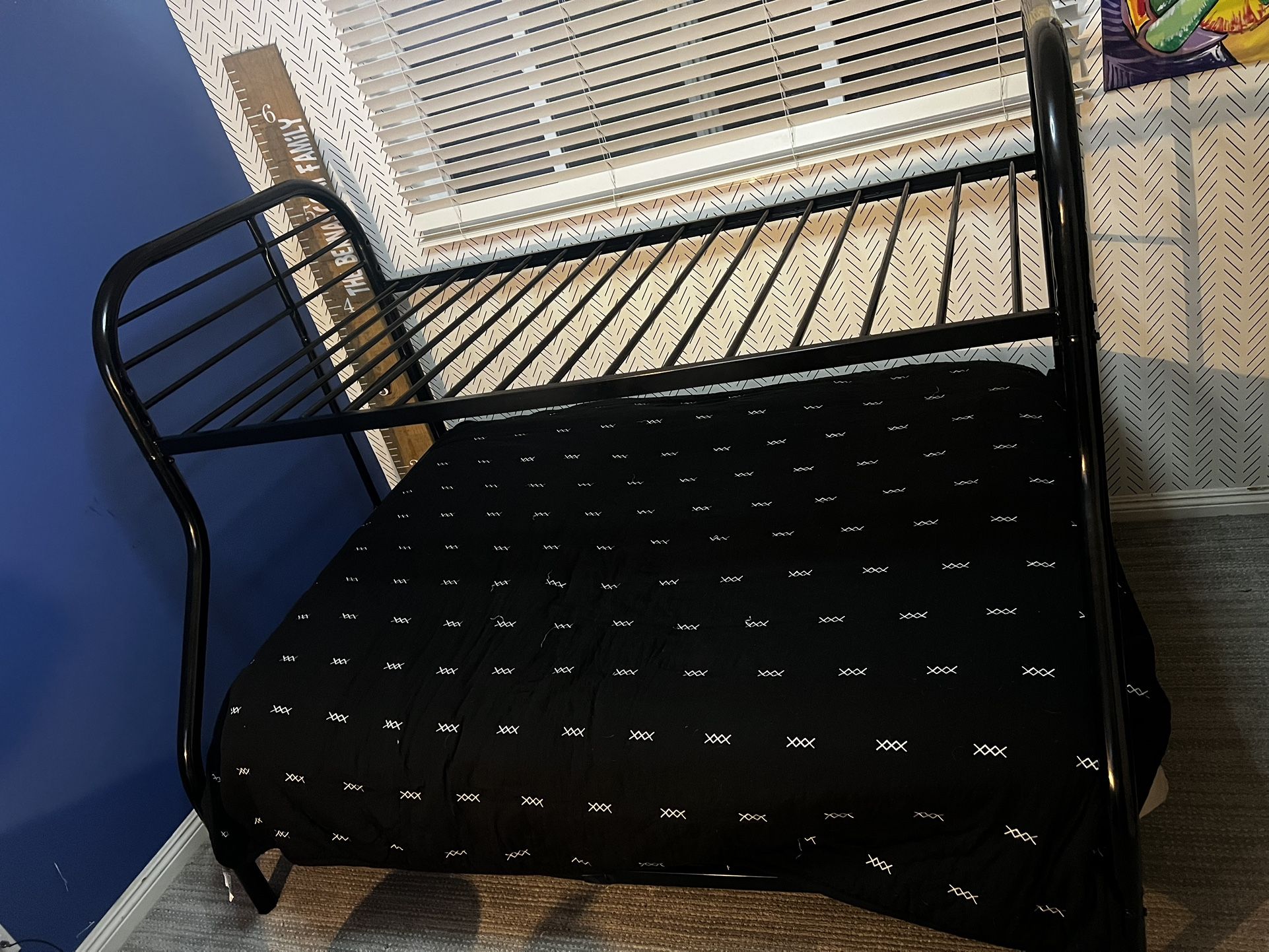 Black Metal Bunk Bed