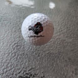 Top Flite xl 2000 Coca Cola Fountain stamped golf ball collectible 