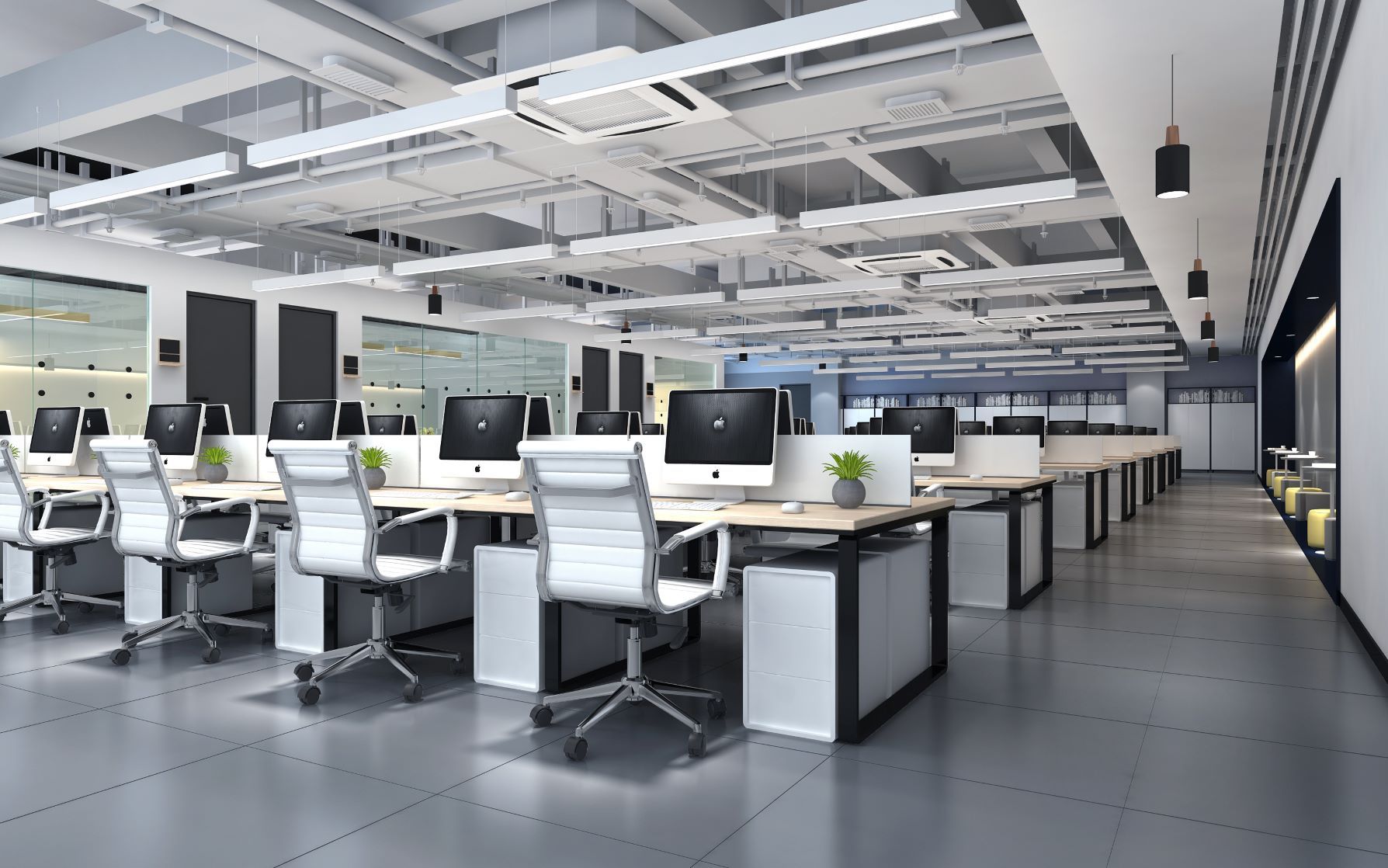 New Stylish office chair mid back ribbed pu leather adjustable height