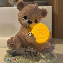 NEW IN BOX! PRECIOUS MOMENTS YOU’RE MY HONEY RESIN LED FIGURINE