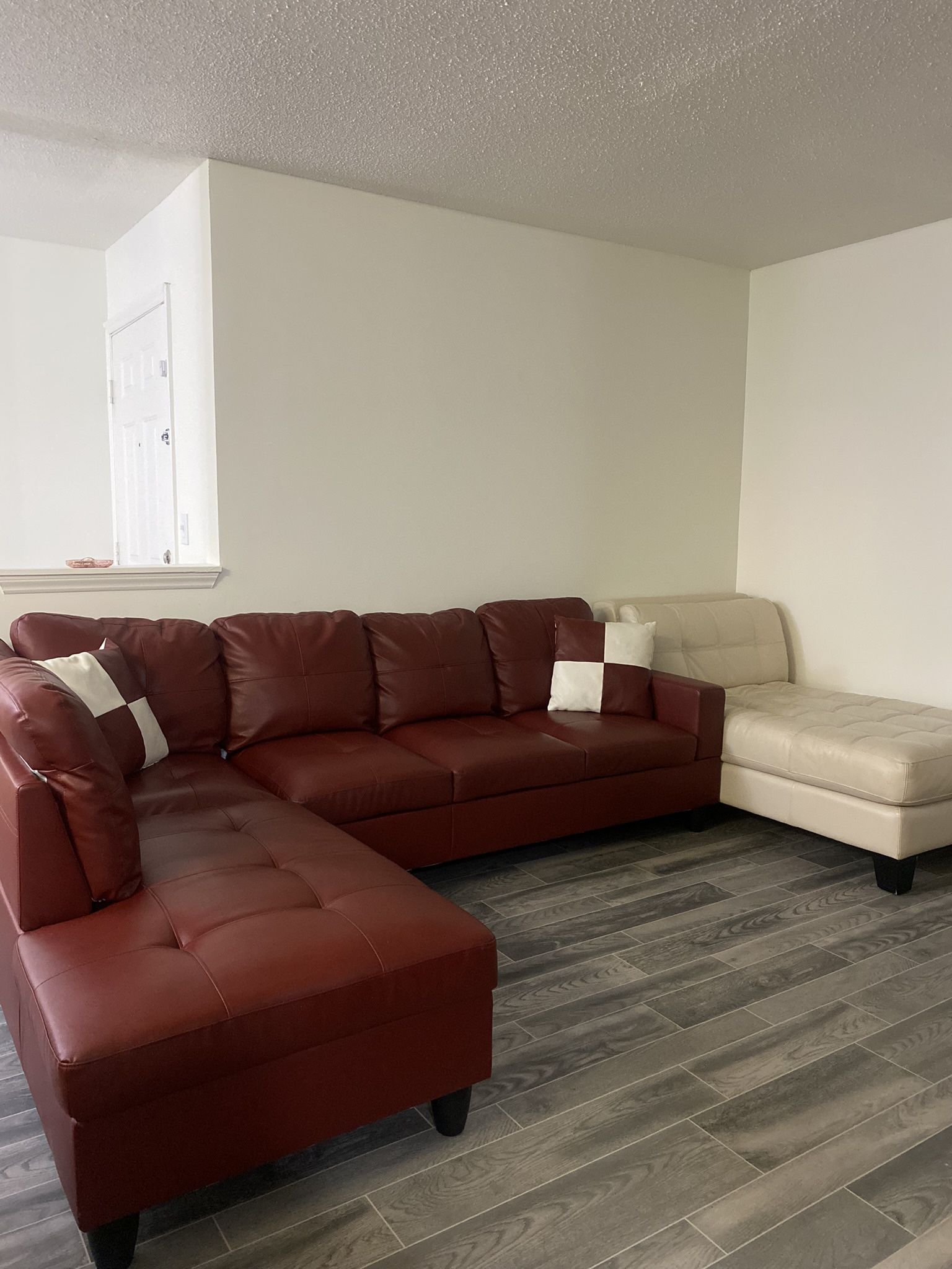 Sectional with Ottoman