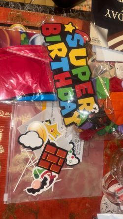 Super Mario Birthday  Pack