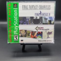 Playstation 1 Final Fantasy Chronicles ( 2 Games In One ) Final Fantasy IV & Chrono Trigger 