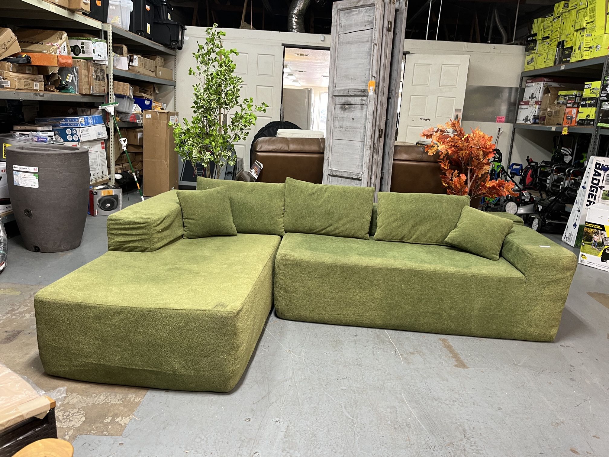 Rockvale 104.33'' Modern Sectional Sofa couch, Modular Sofa with Chaise Lounge, Upholstered Corner Cloud Couch,sofa,couch