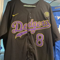 Kobe Bryant Lakers/Dodgers Jersey L & XL $175